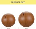 Yoga Exercise Ball Chair, Back Support for Office/Home Gym, Balance Ball seat, inflator Attached (25 Inch / 30 Inch) - Image 2