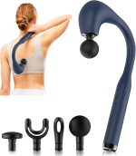 Deep Tissue Massage Gun with 6 Attachments — 9 Speed ​​Levels & 9 Modes