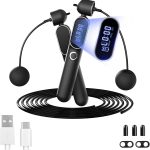 Cordless Jump Rope (with Counter) — 2-in-1 Weighted Cordless Rope