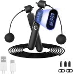 Cordless Jump Rope (with Counter) — 2-in-1 Weighted Cordless Rope