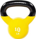 All-Purpose Color Vinyl Coated Kettlebell, 5-50 Pounds