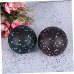 2Pcs Yoga Massage Balls Convenient Fitness Balls for Foot Massage and Home Exercise Pink Dot Green Dot for Yoga and Physical Therapy - Image 2