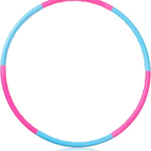 Kids Exercise Hoop, Detachable & Size Adjustable Toy Hoop, Professional Hoola Rings for Kids, Blue,pink