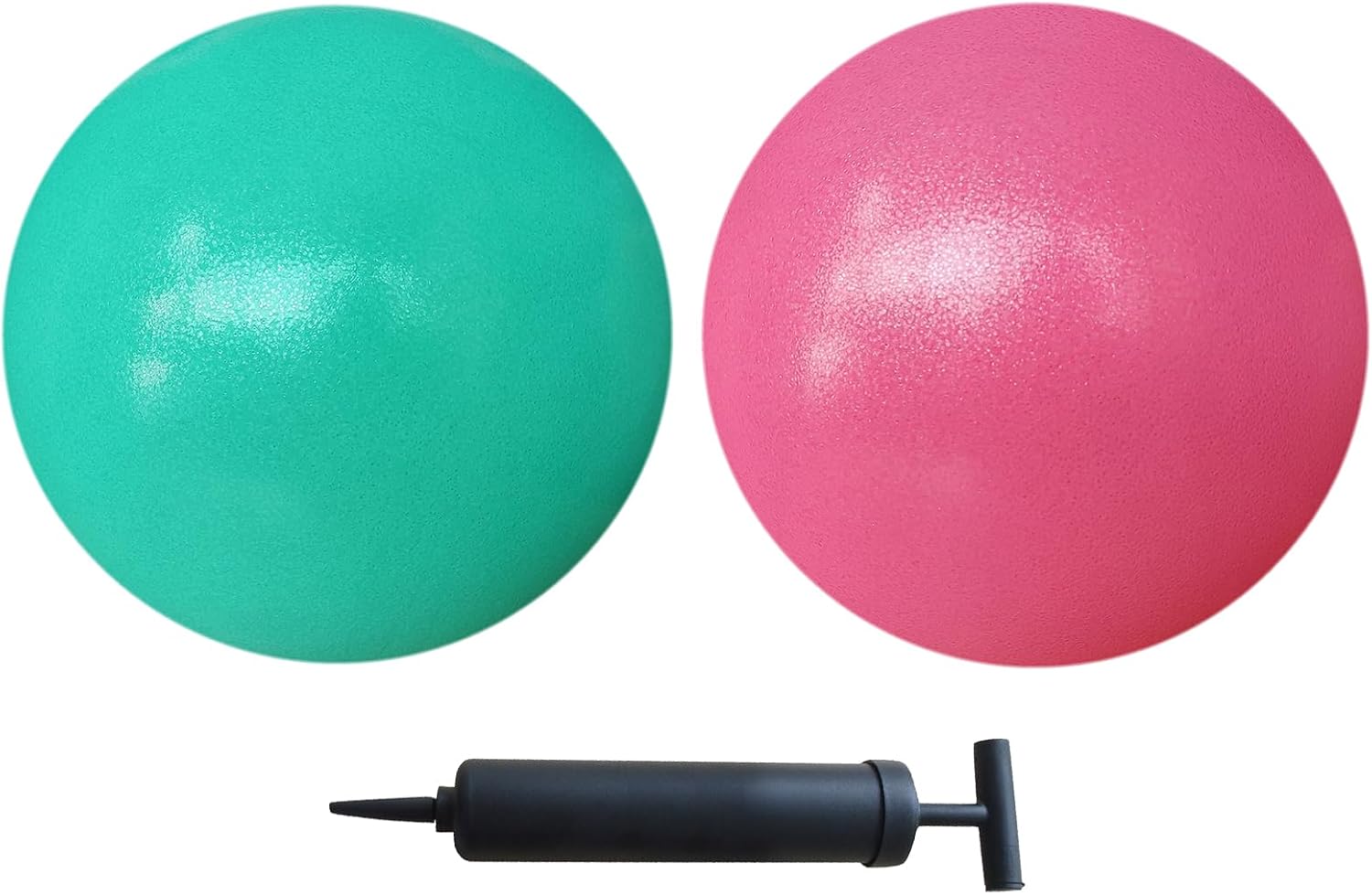 9-inch Pilates Ball with Pump - Small Exercise Ball for Pilates, Yoga, Fitness, Physical Therapy, Stability Core Training, Pump Included - Image 2