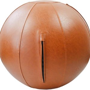 Yoga Exercise Ball Chair, Back Support for Office/Home Gym, Balance Ball seat, inflator Attached (25 Inch / 30 Inch)
